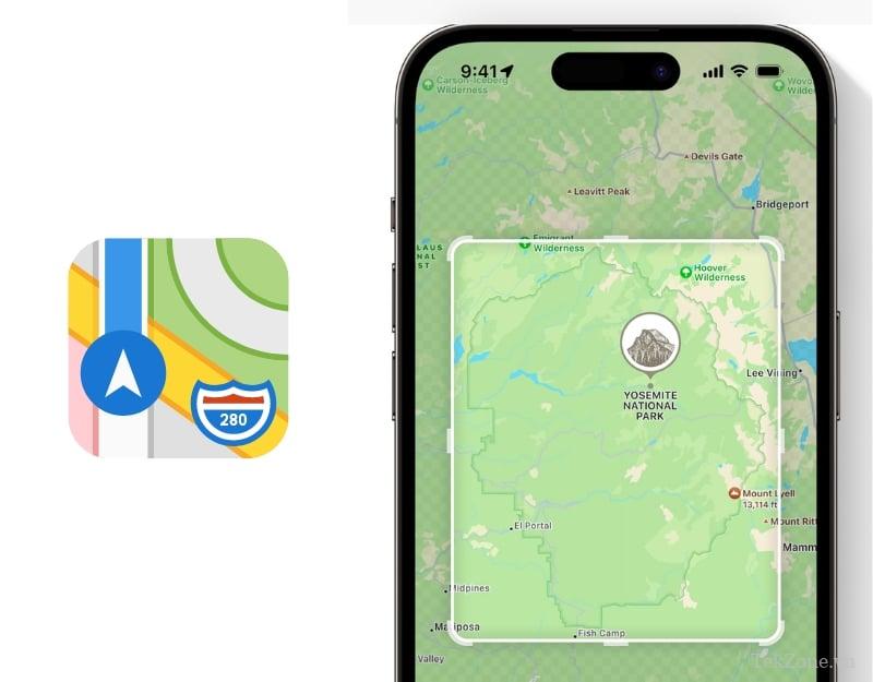 hỗ trợ ngoại tuyến của Apple Maps