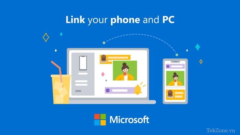 ứng dụng liên kết điện thoại microsoft