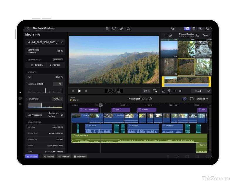 bản cut pro cuối cùng trên ipad