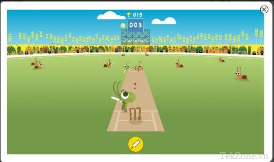 hình ảnh hiển thị trò chơi cricket của google doodle