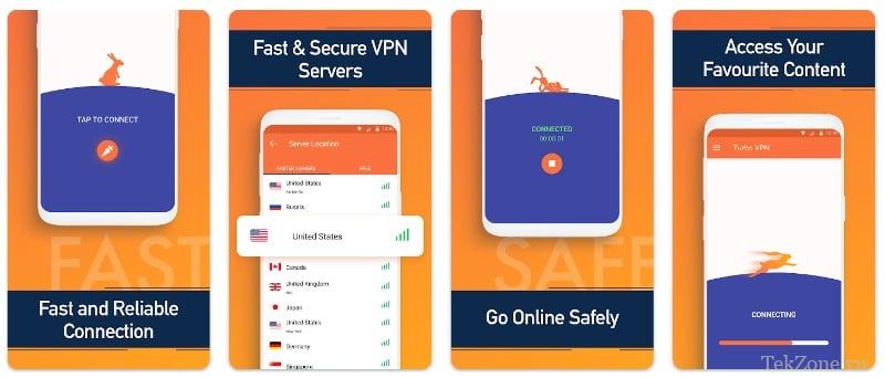 ứng dụng bảo mật turbo-vpn