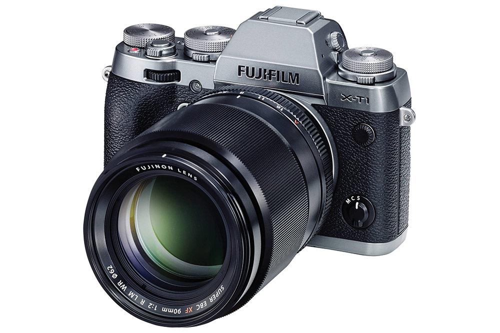 Fujifilm XF 90mm F2 R LM WR gắn vào X-T1