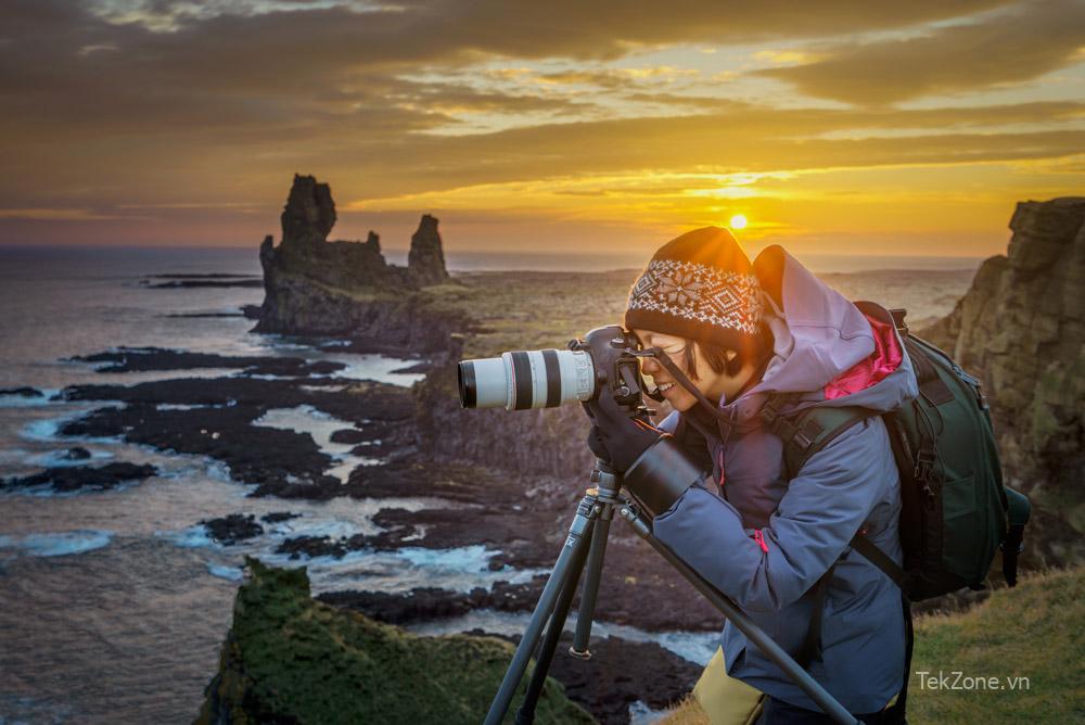 Phong cảnh tuyệt đẹp lúc hoàng hôn, Londrangar, Bán đảo Snaefellsnes, Iceland. Ảnh: Arctic Images, Getty Images