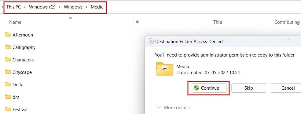 Sao chép tập tin dán tại vị trí thông qua File Explorer.