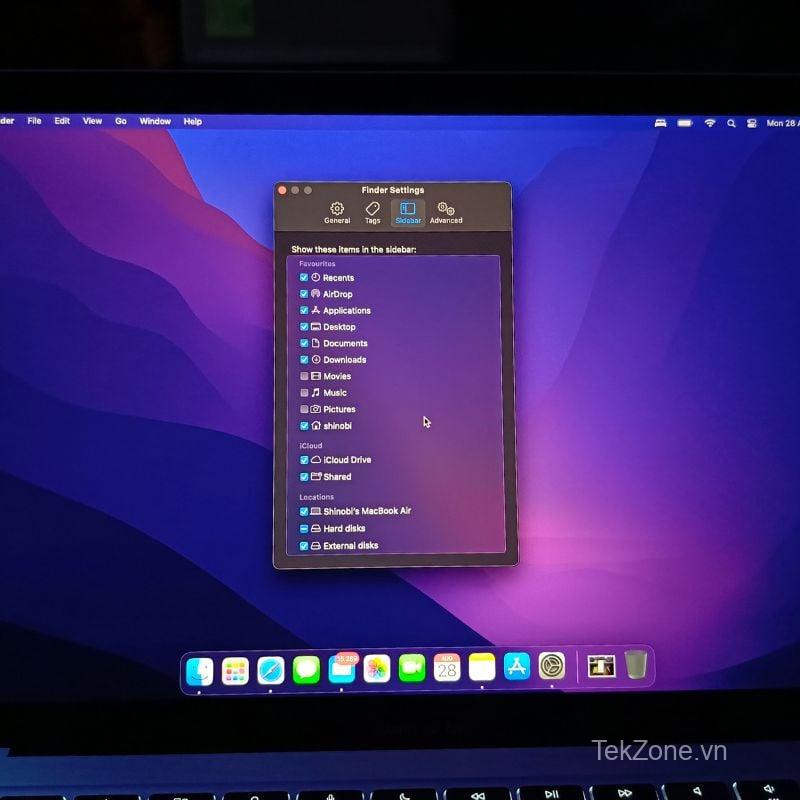 cài đặt công cụ tìm macos