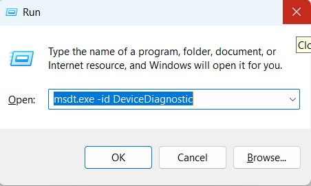 tYPE msdt.exe id DeviceDiagnostic